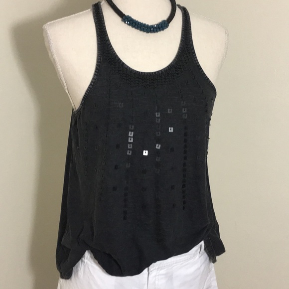 Express Sequin Embellished Tank M - Picture 1 of 7